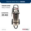 Tabung APAB Stainless Steel Kosong 25Kg Trolley