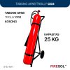 Tabung Kosong APAR CO2 Trolley 25Kg