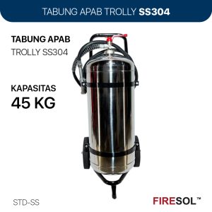 Tabung APAB Stainless Steel Kosong 45Kg Trolley