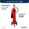 Tabung Kosong APAR CO2 Trolley 9Kg