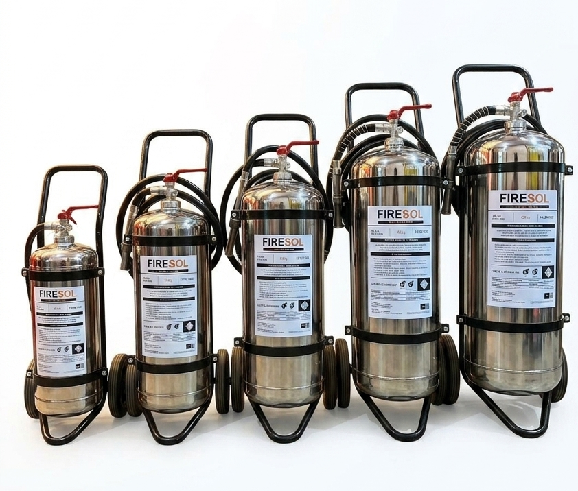 APAR FIRESOL F500 TROLLEY SS